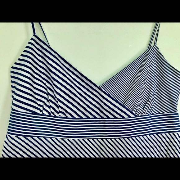 Sweet Stripes in Blue and White Sundress - Picture 3 of 7